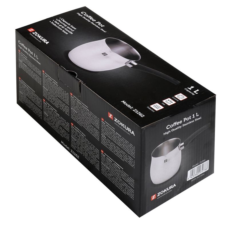 Casa si Gradina - Bucatarie si vesela - Vase pentru gatit - Ibrice - Ibric 1 l, inox - Zokura - Infinity.ro