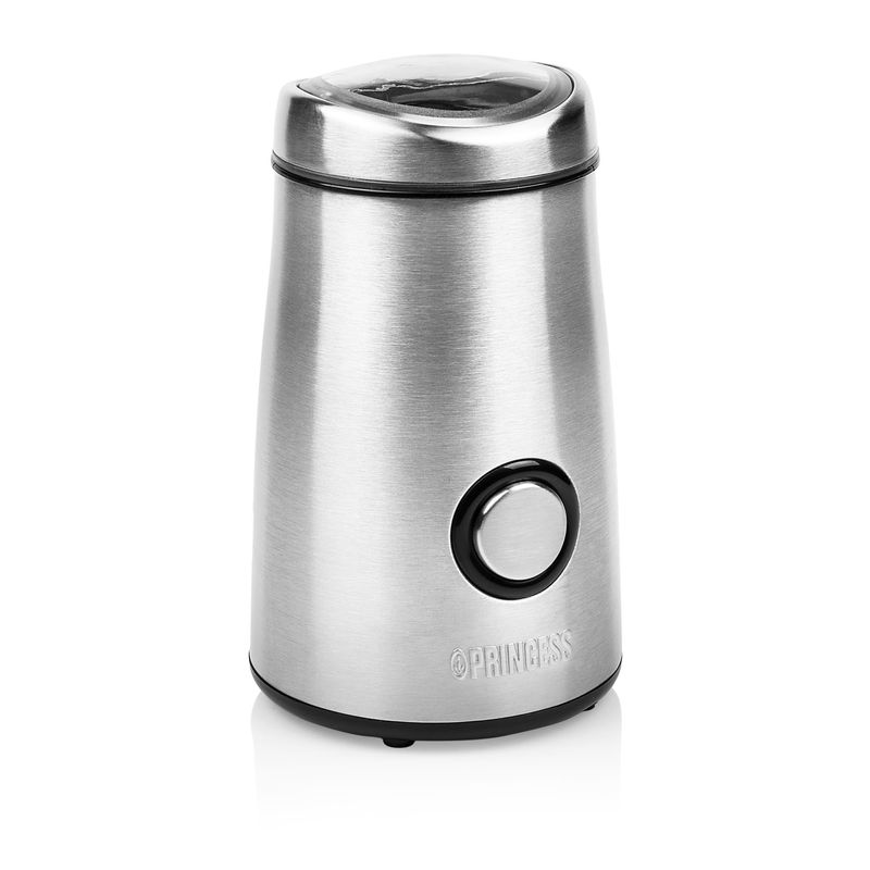 Electronice si Electrocasnice - Electrocasnice bucatarie - Preparare bauturi - Rasnite - Rasnita electrica de cafea, 150W, 50g, "Deluxe", Argintiu - Princess - Infinity.ro