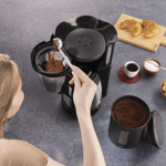 Casa si Gradina - Bucatarie si vesela - Organizare si depozitare bucatarie - Cutii alimentare - Cutie de cafea Xavax, pentru 500 g de boabe de cafea sau 700 g de cafea macinata, ermetica, negru - Infinity.ro