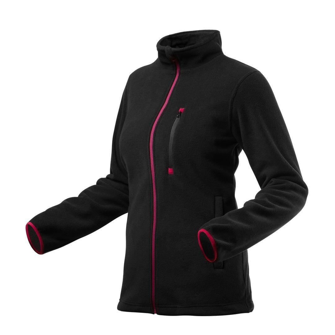 Geaca din lana polara pentru femei, model Woman Line, negru, NEO