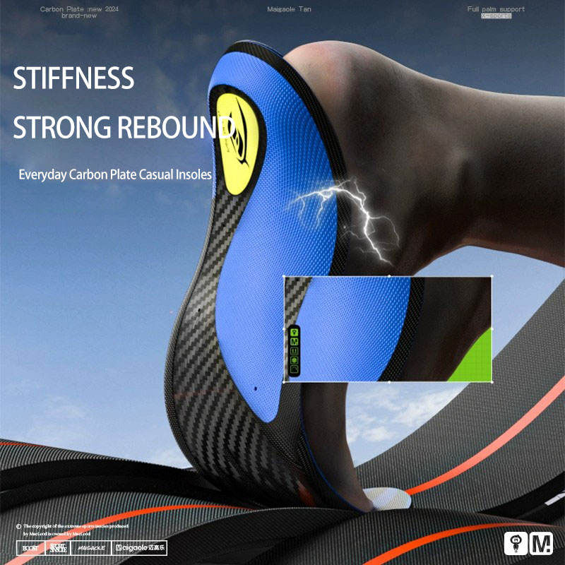 Fashion, accesorii si bijuterii - Femei - Incaltaminte femei - Accesorii incaltaminte - Branturi cu insertii de carbon MBrands , amortizare calcai , culoare albastru 35-36 - Infinity.ro