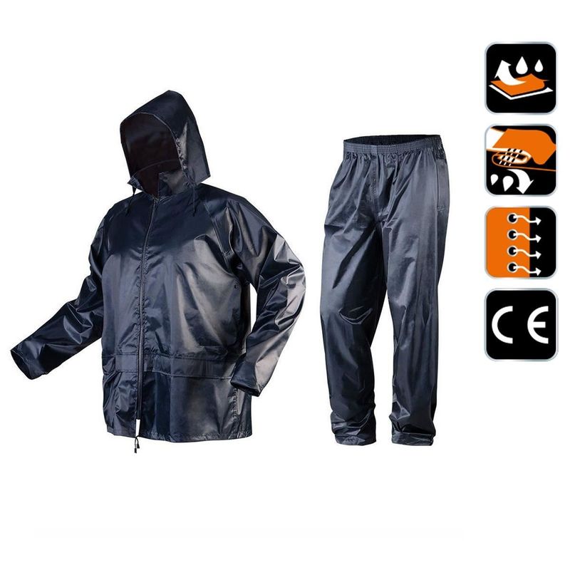 Casa si Gradina - Constructii - Echipamente de lucru - Imbracaminte protectia muncii - Geaca cu pantaloni pentru ploaie, marimea L/52, NEO - Infinity.ro