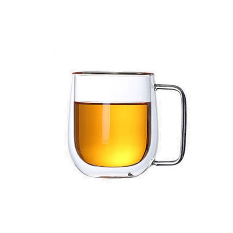 Casa si Gradina - Bucatarie si vesela - Cani si pahare - Cani si cesti - Set 2 cani sticla, cu perete dublu, 350ml - Zokura - Infinity.ro