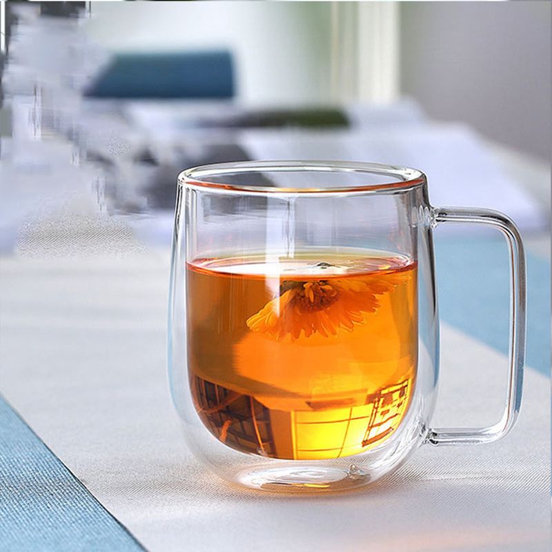 Casa si Gradina - Bucatarie si vesela - Cani si pahare - Cani si cesti - Set 2 cani sticla, cu perete dublu, 350ml - Zokura - Infinity.ro