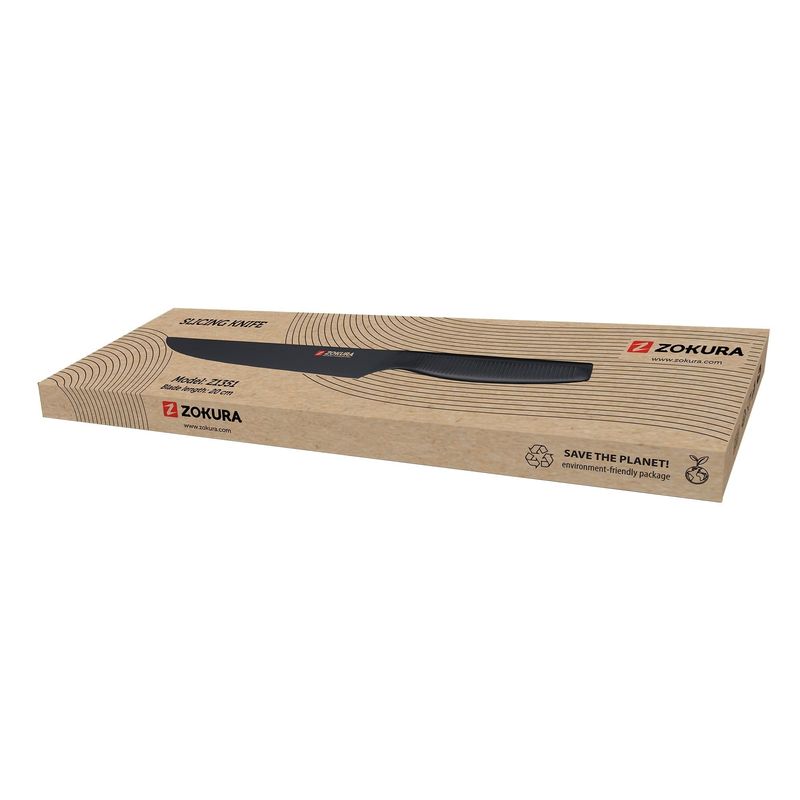 Casa si Gradina - Bucatarie si vesela - Vesela si tacamuri - Cutite si seturi de cutite - Cutit pentru feliat, otel inoxidabil, 20 cm - Zokura - Infinity.ro