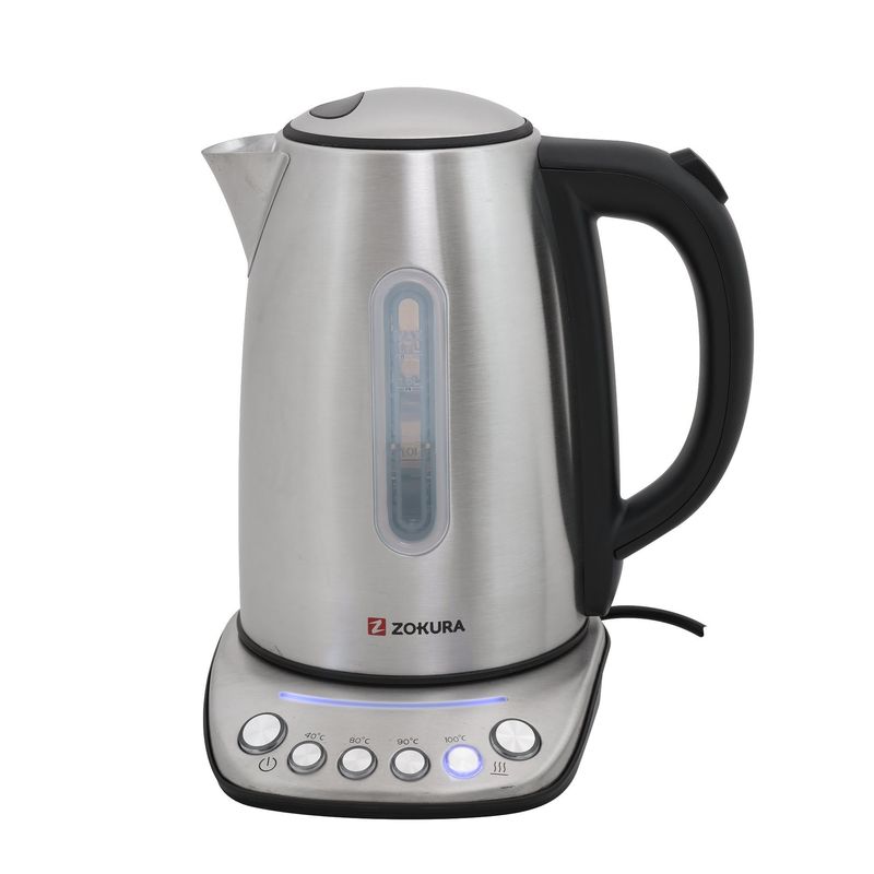 Electronice si Electrocasnice - Electrocasnice bucatarie - Preparare bauturi - Fierbatoare de apa - Fierbator electric 1,7 L, 2200 W, 4 temperaturi prestabilite - Zokura - Infinity.ro