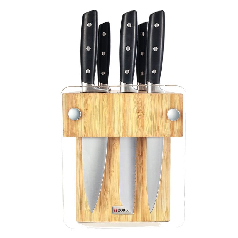 Casa si Gradina - Bucatarie si vesela - Vesela si tacamuri - Cutite si seturi de cutite - Set cutite 6 piese, otel inoxidabil - Zokura - Infinity.ro