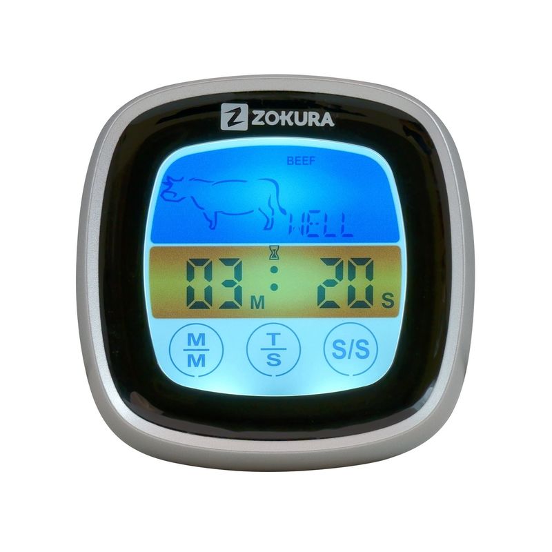 Casa si Gradina - Bucatarie si vesela - Ustensile bucatarie - Termometre bucatarie - Termometru digital carne cu ecran tactil - Zokura - Infinity.ro