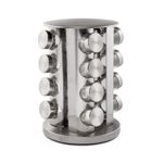 Casa si Gradina - Bucatarie si vesela - Ustensile bucatarie - Rasnite si dozatoare condimente - Set 16 recipiente condimente cu suport - Zokura - Infinity.ro