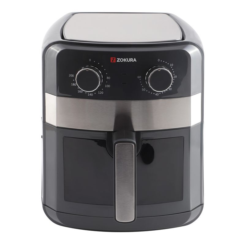 Electronice si Electrocasnice - Electrocasnice bucatarie - Aparate de gatit & desert - Friteuze - Friteuza cu aer cald, 6,3L, 1350W - Zokura - Infinity.ro