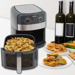 Electronice si Electrocasnice - Electrocasnice bucatarie - Aparate de gatit & desert - Friteuze - Friteuza cu aer cald, 6,3L, 1350W - Zokura - Infinity.ro