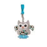 Jucarii, Copii si Bebe - Jucarii si jocuri - Jucarii de plus - Jucarie de plus pentru carucior/patut 4Baby SQUEEZE Bufnite Albastre - Infinity.ro