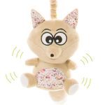 Jucarii, Copii si Bebe - Jucarii si jocuri - Jucarii de plus - Jucarie de plus pentru carucior/patut 4Baby SQUEEZE Vulpi Maro/Bej - Infinity.ro