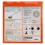 Casa si Gradina - Gradinarit si plante - Utilaje gradina - Trimmere electrice - Disc circular pentru motocoasa/trimmer, 255x1.6 mm, 8 dinti - Infinity.ro