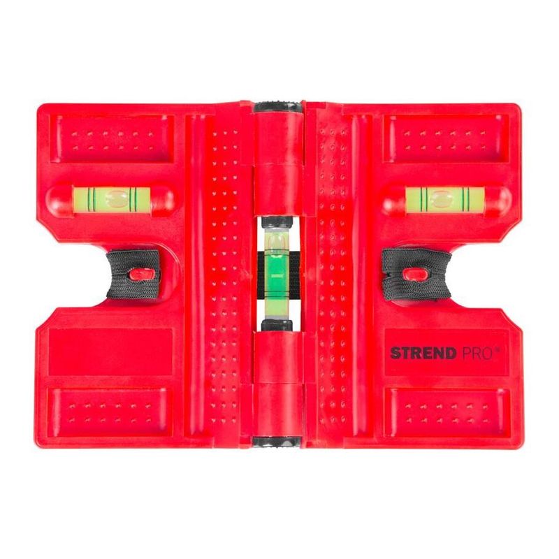 Casa si Gradina - Constructii - Scule de mana si unelte - Unelte de masurat - Nivela magnetica pentru stalpi, tevi, 3 bule, 135 mm, Strend Pro - Infinity.ro