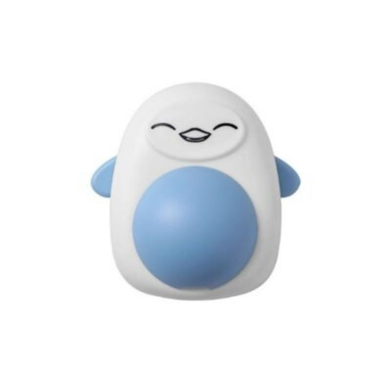 Petshop - Accesorii petshop - Jucarii animale - Jucarii interactive animale - Set 3 Jucarii pentru Pisicute, Model Pinguin, Minge Rotativa 360° din Iarba Catnip, 6 cm, Albastru - Infinity.ro