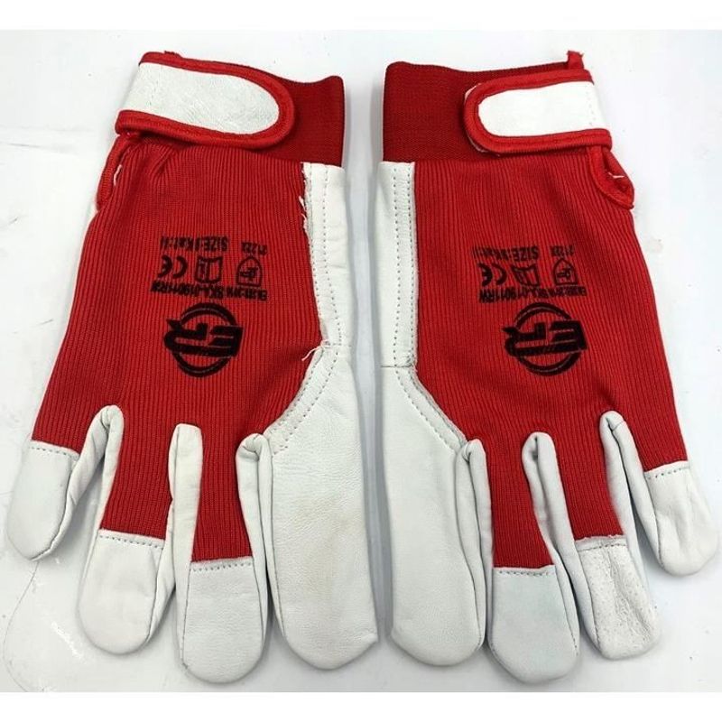 Casa si Gradina - Constructii - Echipamente de lucru - Manusi protectia muncii - Manusi, piele fina de capra, manseta, Richmann, marime L - Infinity.ro