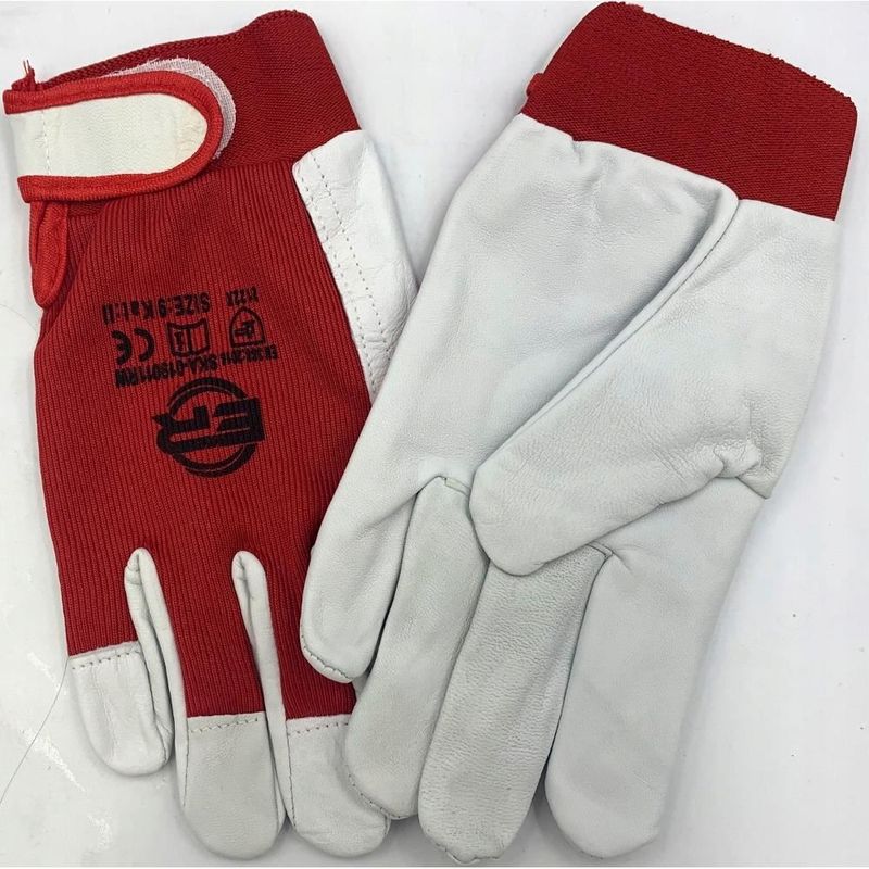 Casa si Gradina - Constructii - Echipamente de lucru - Manusi protectia muncii - Manusi, piele fina de capra, manseta, Richmann, marime L - Infinity.ro