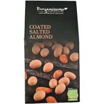 Market - Bacanie - Chipsuri si snacksuri - Alune, fistic si mixuri - Migdale sarate invelite in ciocolata cu caramel salat, bio, 60g, Benjamissimo - Infinity.ro