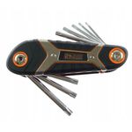 Casa si Gradina - Constructii - Scule de mana si unelte - Chei si truse chei - Chei torx cu maner, pliabile, set 8 buc, 1.5-8 mm, Richmann Exclusive - Infinity.ro