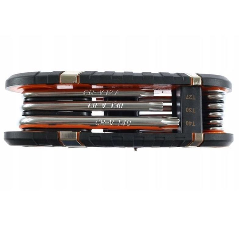 Casa si Gradina - Constructii - Scule de mana si unelte - Chei si truse chei - Chei torx cu maner, pliabile, set 8 buc, 1.5-8 mm, Richmann Exclusive - Infinity.ro