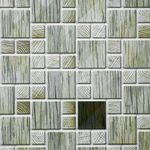 Casa si Gradina - Constructii - Materiale constructii - Placi decorative - Panou decorativ, PVC, model mozaic, striat, nuante gri, 96x48.5 cm - Infinity.ro