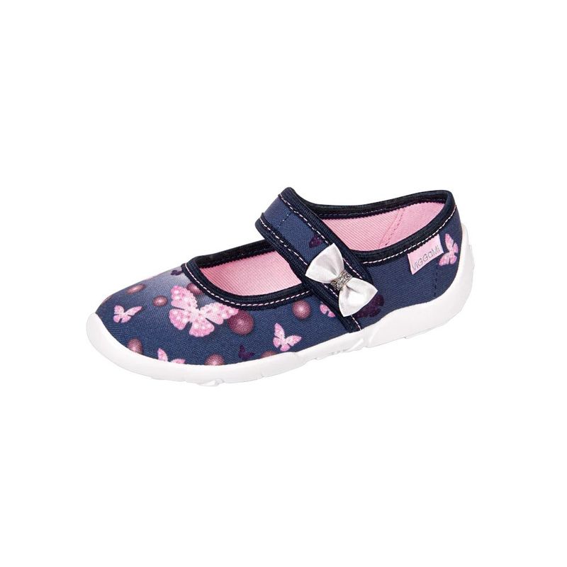 Fashion, accesorii si bijuterii - Copii - Incaltaminte copii - Pantofi copii - Pantofi cu interior de bumbac pentru fetite Vi-GGa-Mi Weronika Imprimeu marimea 36 - Infinity.ro