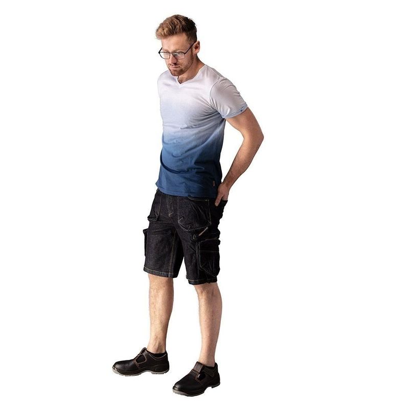 Casa si Gradina - Constructii - Echipamente de lucru - Imbracaminte protectia muncii - Pantaloni scurti de lucru tip blugi, model Denim, NEO, marimea XL/54 - Infinity.ro