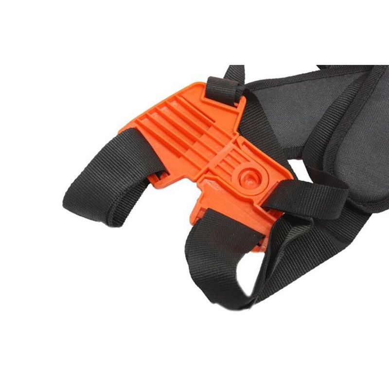 Casa si Gradina - Gradinarit si plante - Utilaje gradina - Coase electrice si motocoase - Ham pentru motocoasa/trimmer, Micul Fermier, bretele panza, portocaliu si negru, 27x20x2 cm - Infinity.ro