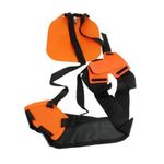 Casa si Gradina - Gradinarit si plante - Utilaje gradina - Coase electrice si motocoase - Ham pentru motocoasa/trimmer, Micul Fermier, bretele panza, portocaliu si negru, 27x20x2 cm - Infinity.ro