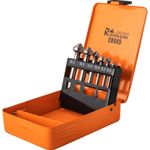 Casa si Gradina - Constructii - Scule electrice si accesorii - Accesorii pentru frezare - Set 6 freze pentru metal, HSS, 6.3-20.5 mm, Richmann Exclusive - Infinity.ro