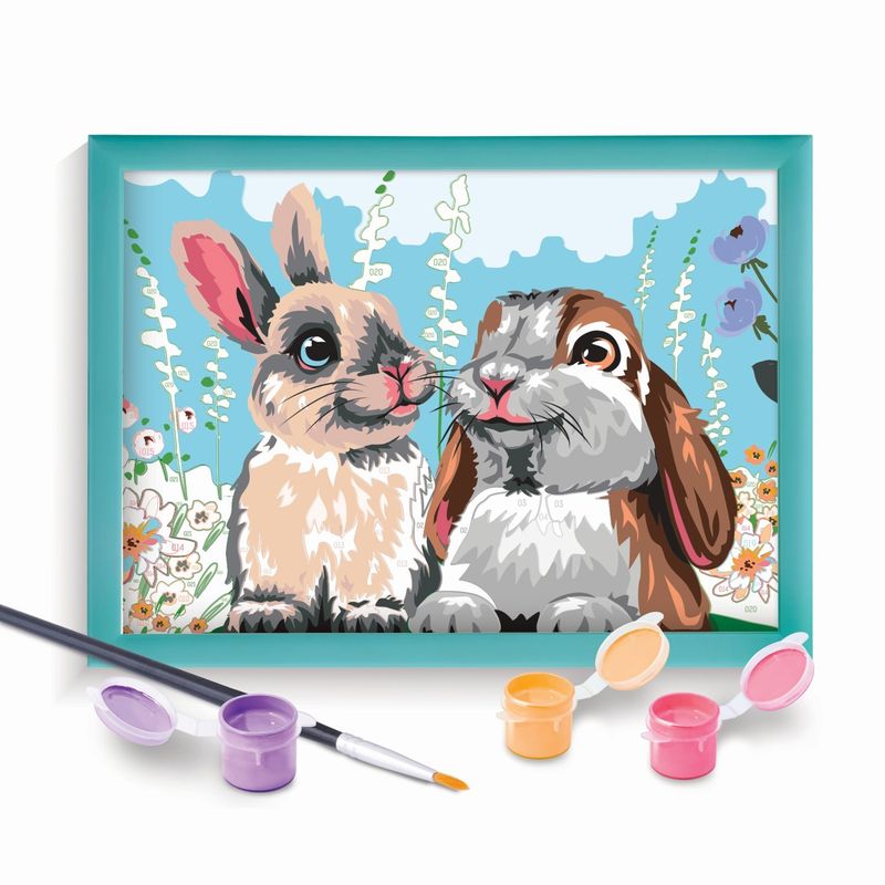 Jucarii, Copii si Bebe - Jucarii si jocuri - Jucarii & jocuri educative - Seturi pictura si desen - PICTEAZA SI INRAMEAZA IEPURASII DRAGUTI - Infinity.ro