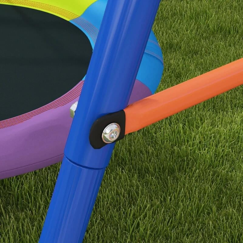 Jucarii, Copii si Bebe - Jucarii si jocuri - Jucarii de exterior - Spatii de joaca si accesorii - Complex de joaca, leagan tip cuib de barza, material Oxford, multicolor, 196x172x180 cm - Infinity.ro