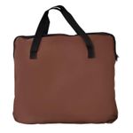 Petshop - Accesorii petshop - Culcusuri si custi - Genti si articole transport - Geanta pentru transport caine/pisica, maro si bej, material Oxford, PVC, impermeabila, pliabila, marimea S-M, 61x46x51 cm - Infinity.ro