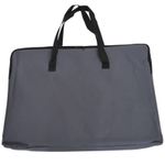 Petshop - Accesorii petshop - Culcusuri si custi - Genti si articole transport - Geanta pentru transport caine/pisica, gri, material Oxford, PVC, impermeabila, pliabila, marimea S-M, 61x46x51 cm - Infinity.ro