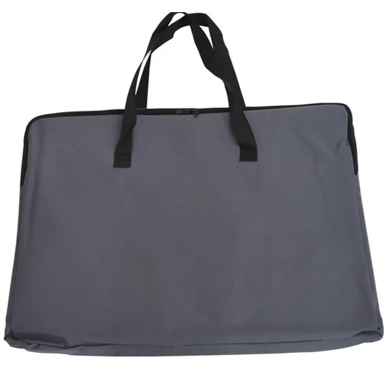 Petshop - Accesorii petshop - Culcusuri si custi - Genti si articole transport - Geanta pentru transport caine/pisica, gri, material Oxford, PVC, impermeabila, pliabila, marimea S-M, 61x46x51 cm - Infinity.ro