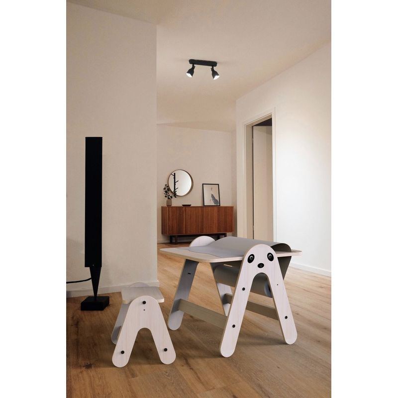 Casa si Gradina - Mobilier - Mobilier copii - Mobilier camera copiilor - Masuta si tabla 2 in 1 cu scaunel MamaToyz Massam, Ursulet - Infinity.ro