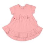 Fashion, accesorii si bijuterii - Copii - Imbracaminte copii - Rochii copii - Rochita de bumbac cu maneca scurta (184167) Nicol Nana Roz mar. 110 - Infinity.ro