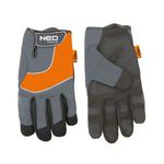 Casa si Gradina - Constructii - Echipamente de lucru - Manusi protectia muncii - Manusi piele sintetica, insertie pvc, marime XL, NEO - Infinity.ro