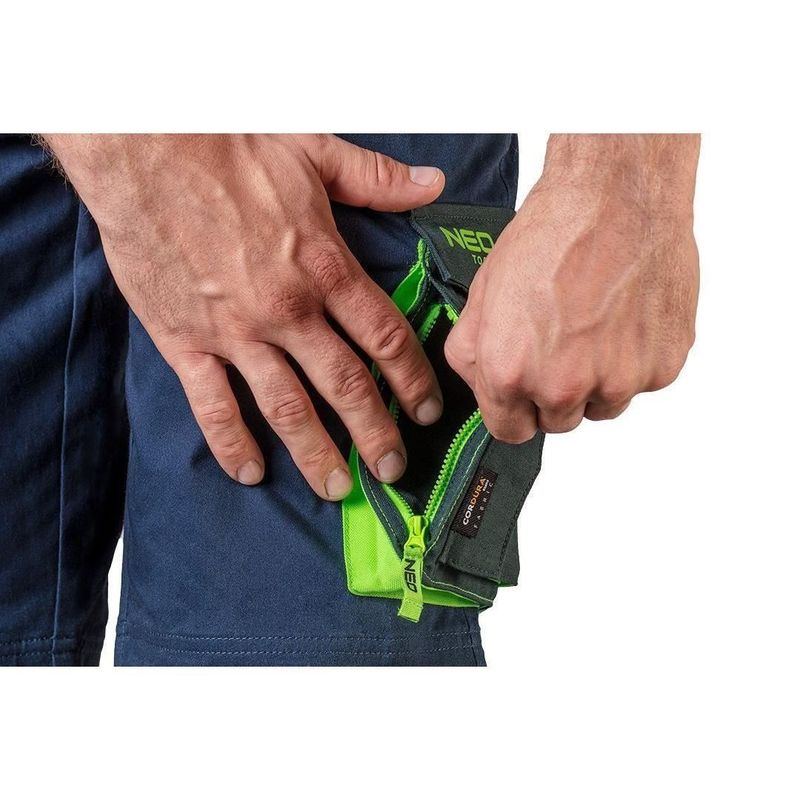 Casa si Gradina - Constructii - Echipamente de lucru - Imbracaminte protectia muncii - Pantaloni scurti de lucru, model Premium, NEO, marimea M/50 - Infinity.ro