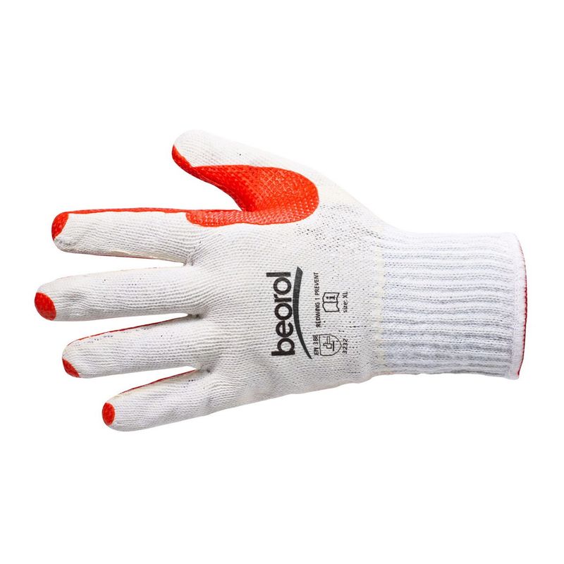 Casa si Gradina - Constructii - Echipamente de lucru - Manusi protectia muncii - Manusi pentru lucru din bumbac, poliester si latex, REDWING-L, BEOROL - Infinity.ro