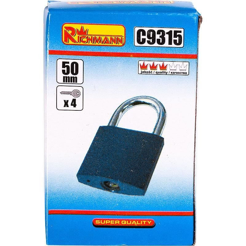 Casa si Gradina - Constructii - Feronerie si accesorii - Lacate - Lacat otel, 50 mm, RICHMANN - Infinity.ro