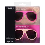 Fashion, accesorii si bijuterii - Copii - Accesorii copii - Ochelari de soare copii - Ochelari de soare pentru copii MOKKI Click & Change, protectie UV, roz, 2-5 ani, set 2 perechi - Infinity.ro