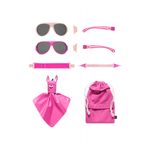 Fashion, accesorii si bijuterii - Copii - Accesorii copii - Ochelari de soare copii - Ochelari de soare pentru copii MOKKI Click & Change, protectie UV, roz, 2-5 ani, set 2 perechi - Infinity.ro