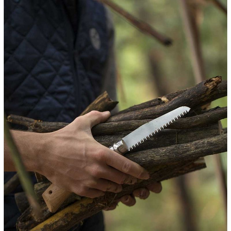 Sport si Outdoor - Camping - Cutite, bricege si accesorii - Cutite si bricege - Fierastrau pliabil N°12, otel, 12cm - Opinel - Infinity.ro