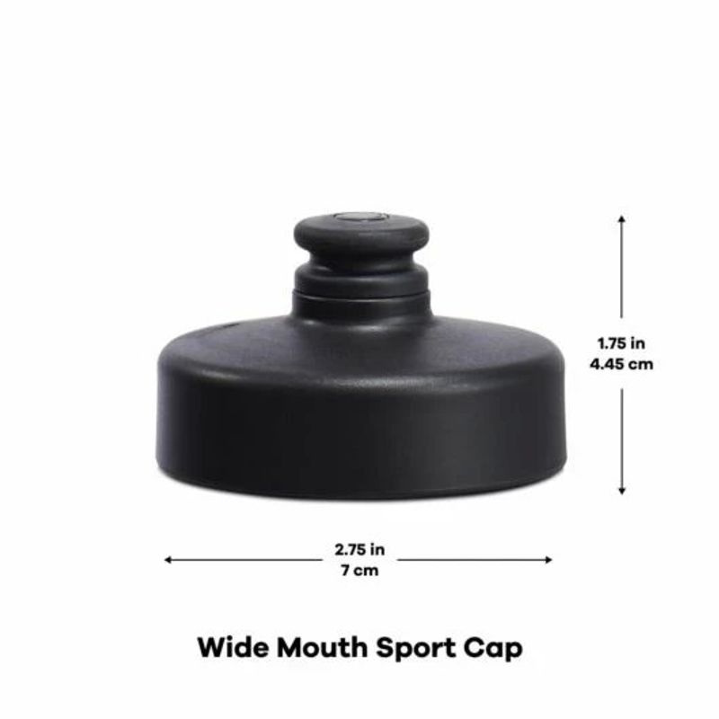 Casa si Gradina - Bucatarie si vesela - Accesorii bar - Termosuri si Cani termos - Capac pentru sticla termos, plastic, "Sport Wide", Black - Hydro Flask - Infinity.ro