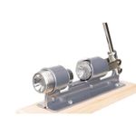 Casa si Gradina - Bucatarie si vesela - Ustensile bucatarie - Prese si storcatoare manuale - Spargator manual pentru nuci, din otel cu suport de lemn, 20x5 cm - Infinity.ro
