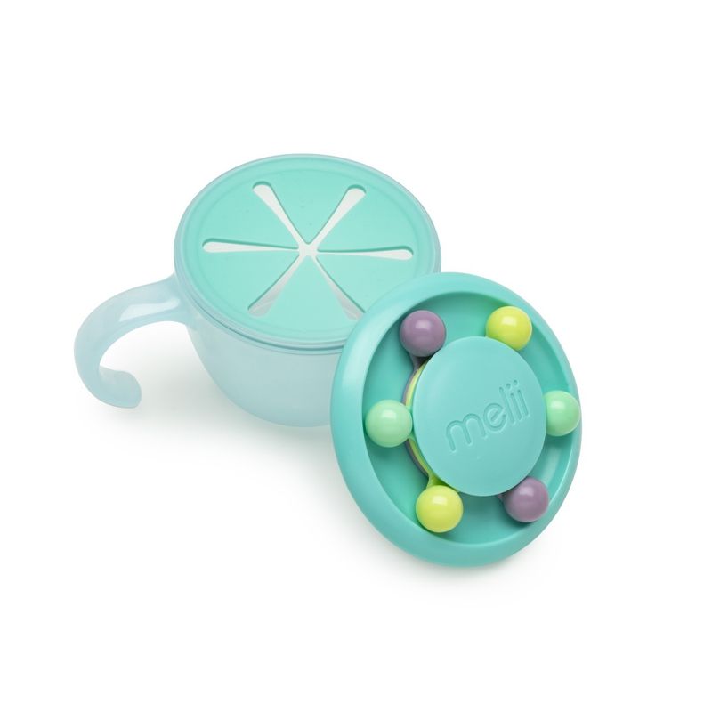 Jucarii, Copii si Bebe - Hrana si alaptare - Biberoane, suzete si accesorii hranire - Articole hranire bebelusi - Recipient snack abacus, melii, blue - Infinity.ro