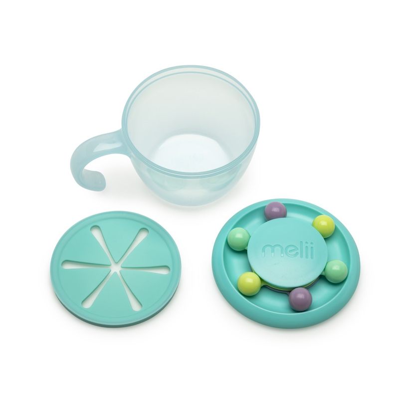 Jucarii, Copii si Bebe - Hrana si alaptare - Biberoane, suzete si accesorii hranire - Articole hranire bebelusi - Recipient snack abacus, melii, blue - Infinity.ro