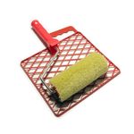 Casa si Gradina - Constructii - Vopsea si tencuieli - Unelte de vopsit si tencuit - Rola cu gratar, 18 cm/47 mm, verde, PROFI - Infinity.ro